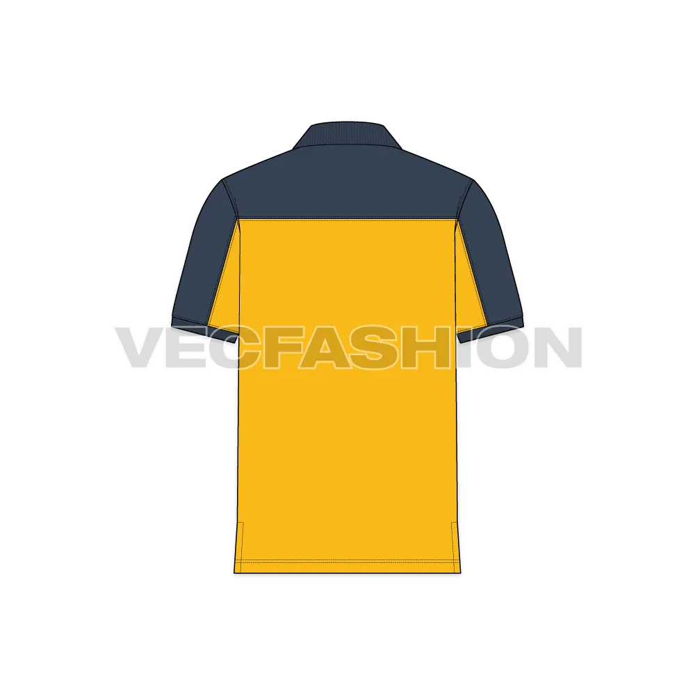 Download Mens Classic Polo Shirt Vector Sketch