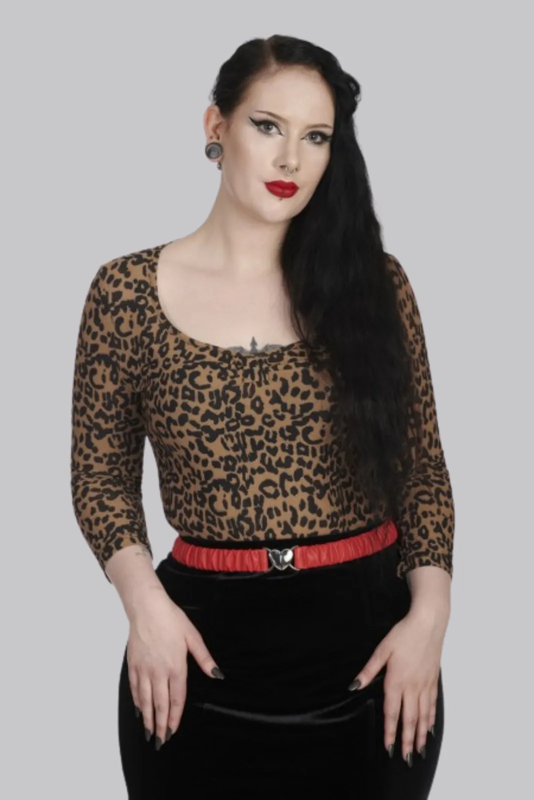 Grace Top Leopard