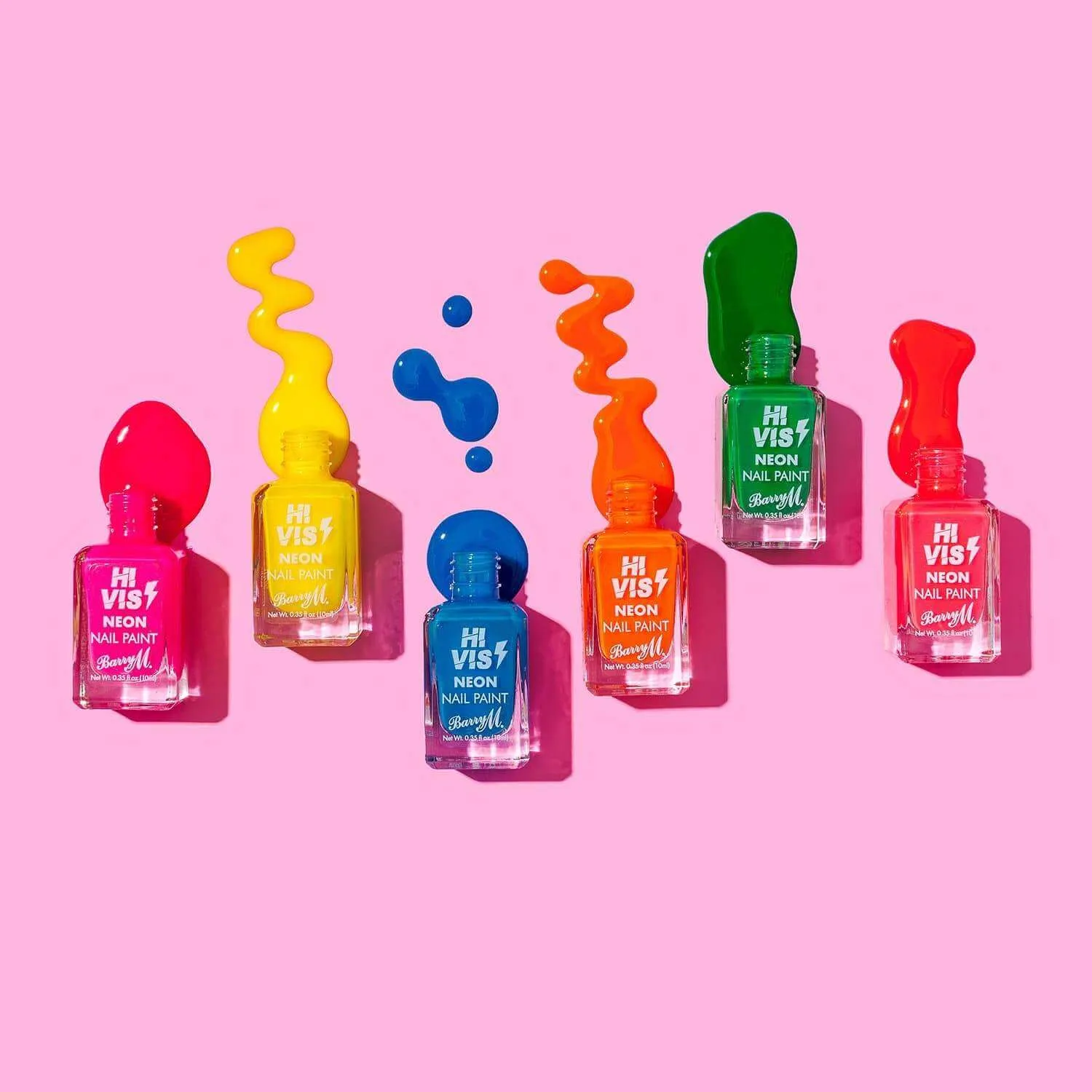 Hi Vis Neon Nail Paint | Coral Blaze