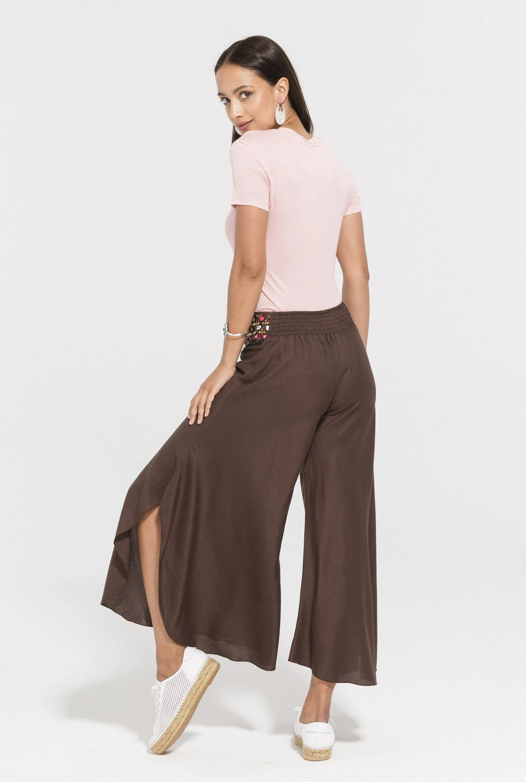 Jade Embroidered Pants