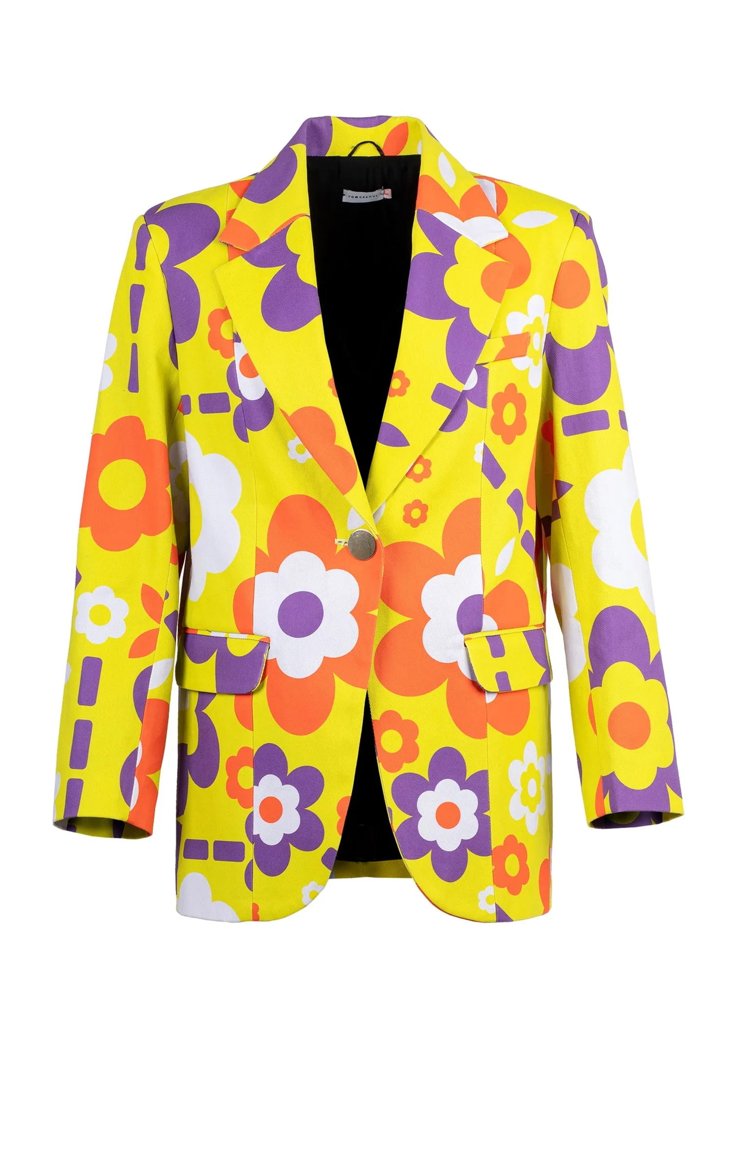 Kadarka Oversized Blazer Space Flowers