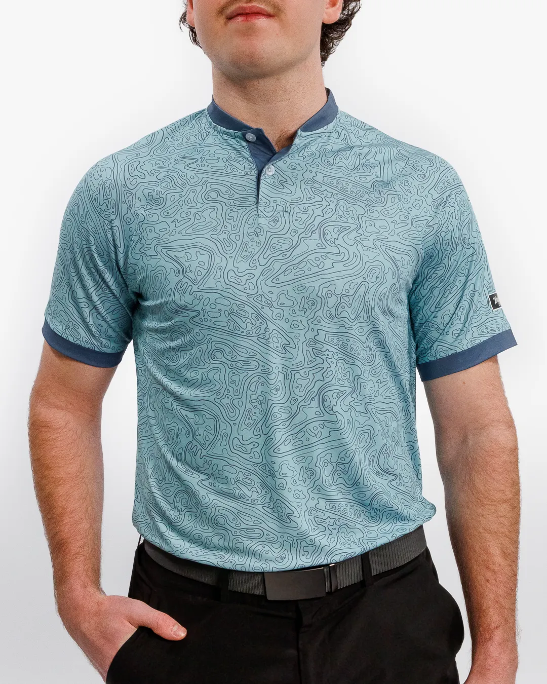 Loon Lake Topographic Blade Polo