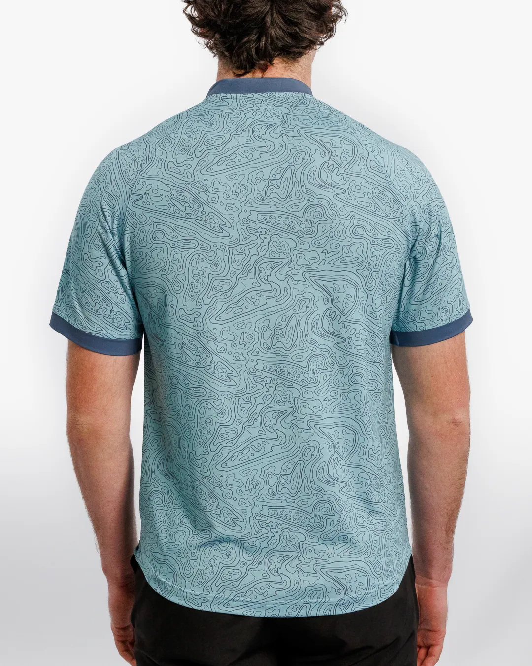 Loon Lake Topographic Blade Polo