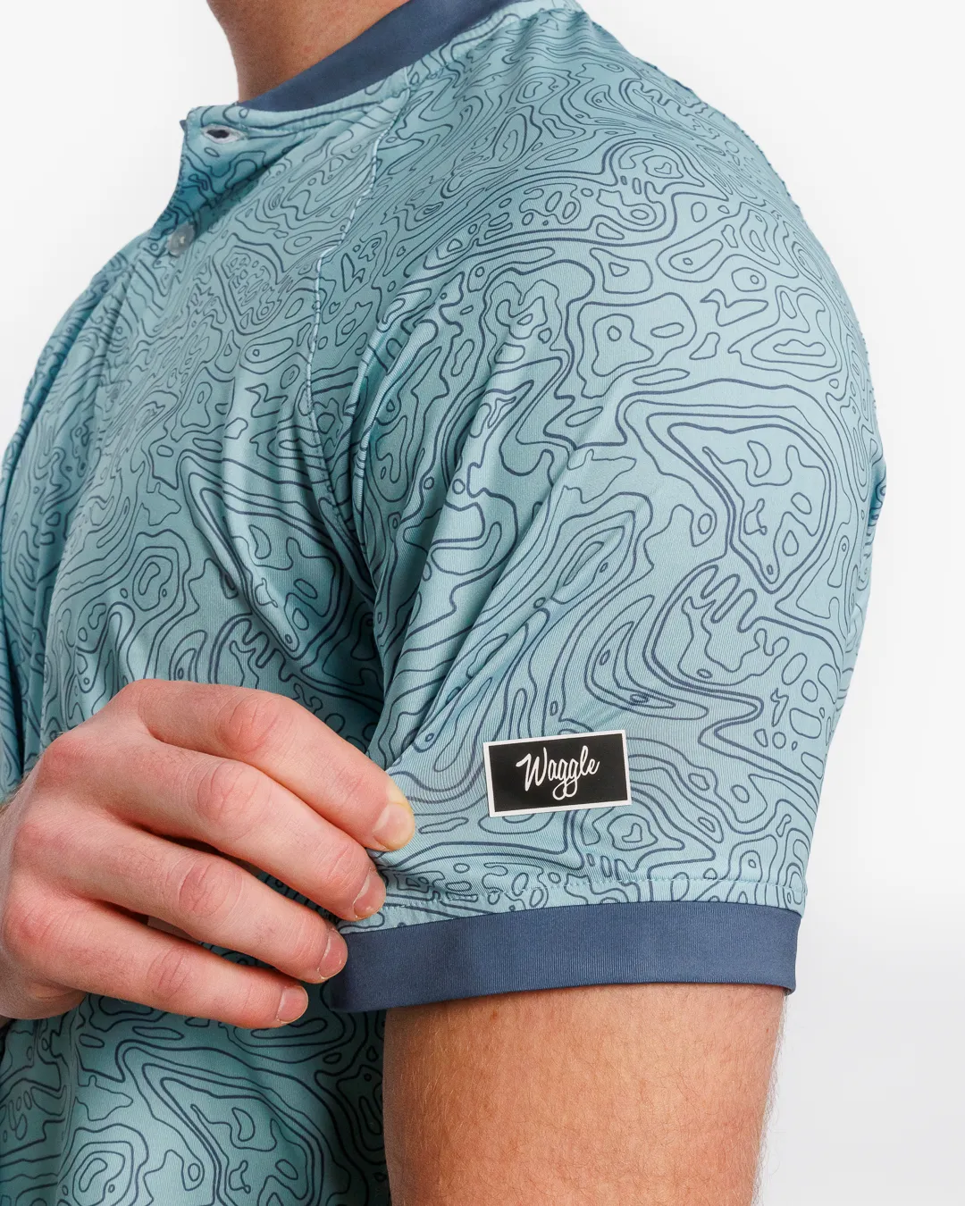 Loon Lake Topographic Blade Polo