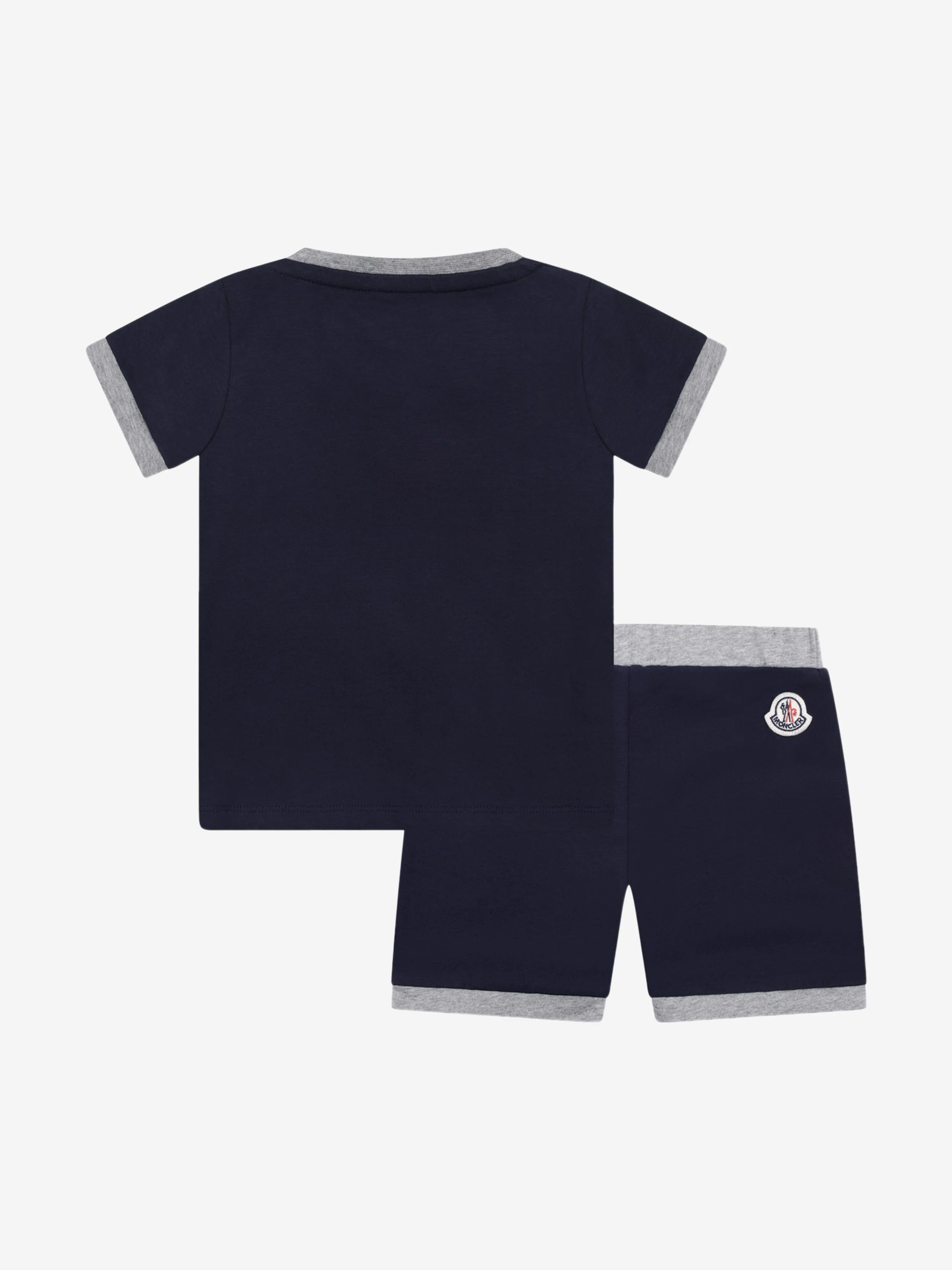 Moncler Enfant Baby Boys Shorts Set - Blue Cotton Shorts Set