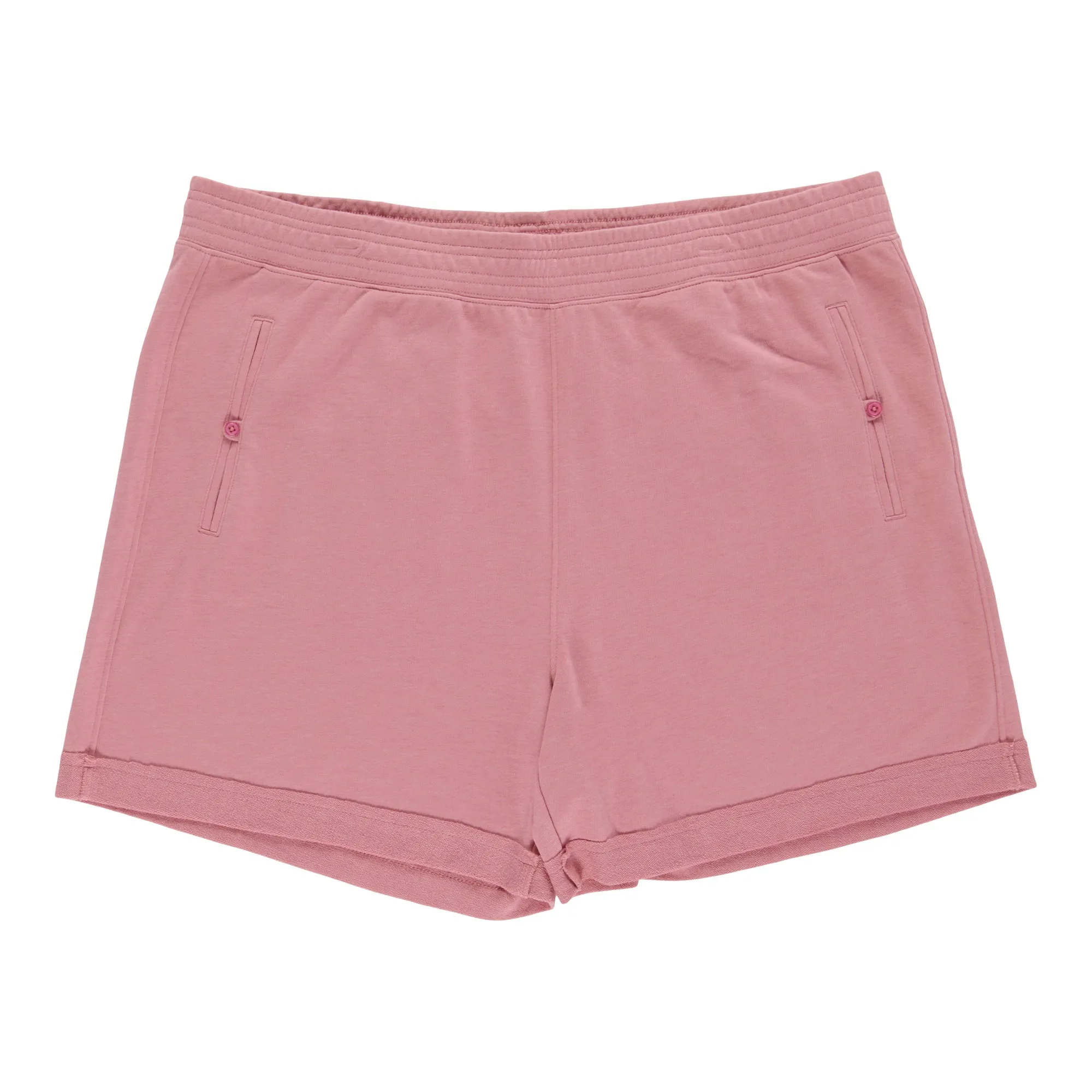 mySTYLE Women's Plus Festival Roll Cuff Shorts