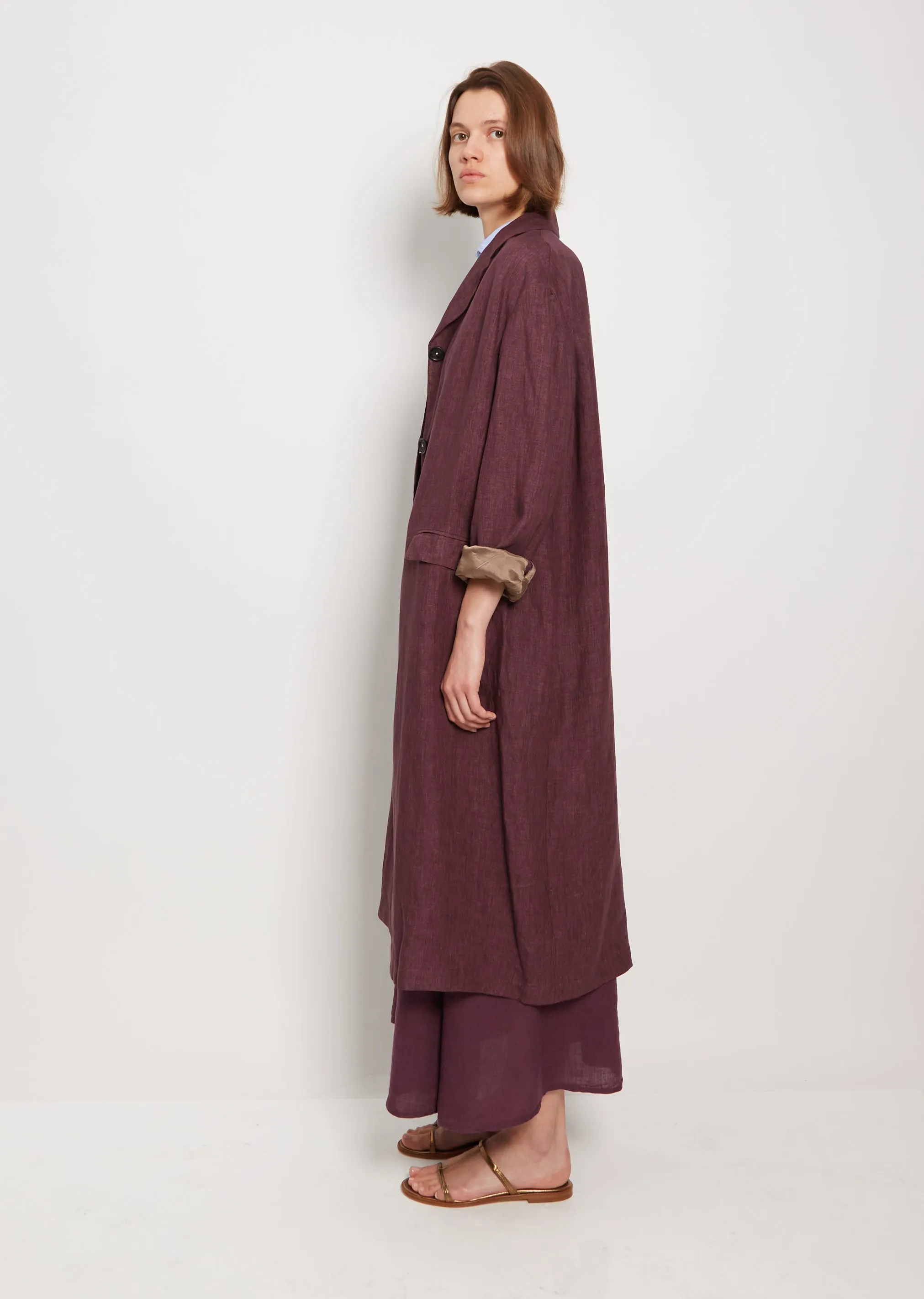 Natalie Linen Coat