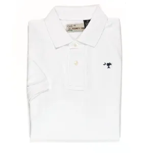 Palmetto Polo- White