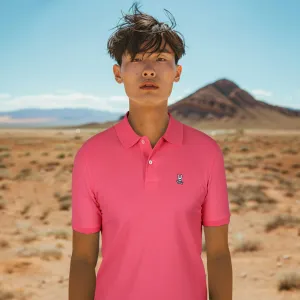 Psycho Bunny Classic Polo Shirt in Camellia Rose Pink