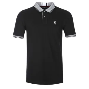 Psycho Bunny The Bradford Pique Polo Shirt in Black