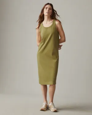 Racer Tank Dress - Peat Moss