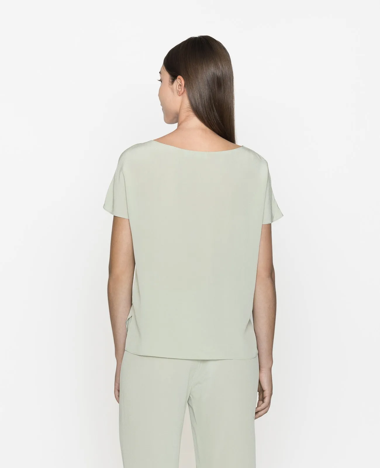 Silk Asymmetic Tee