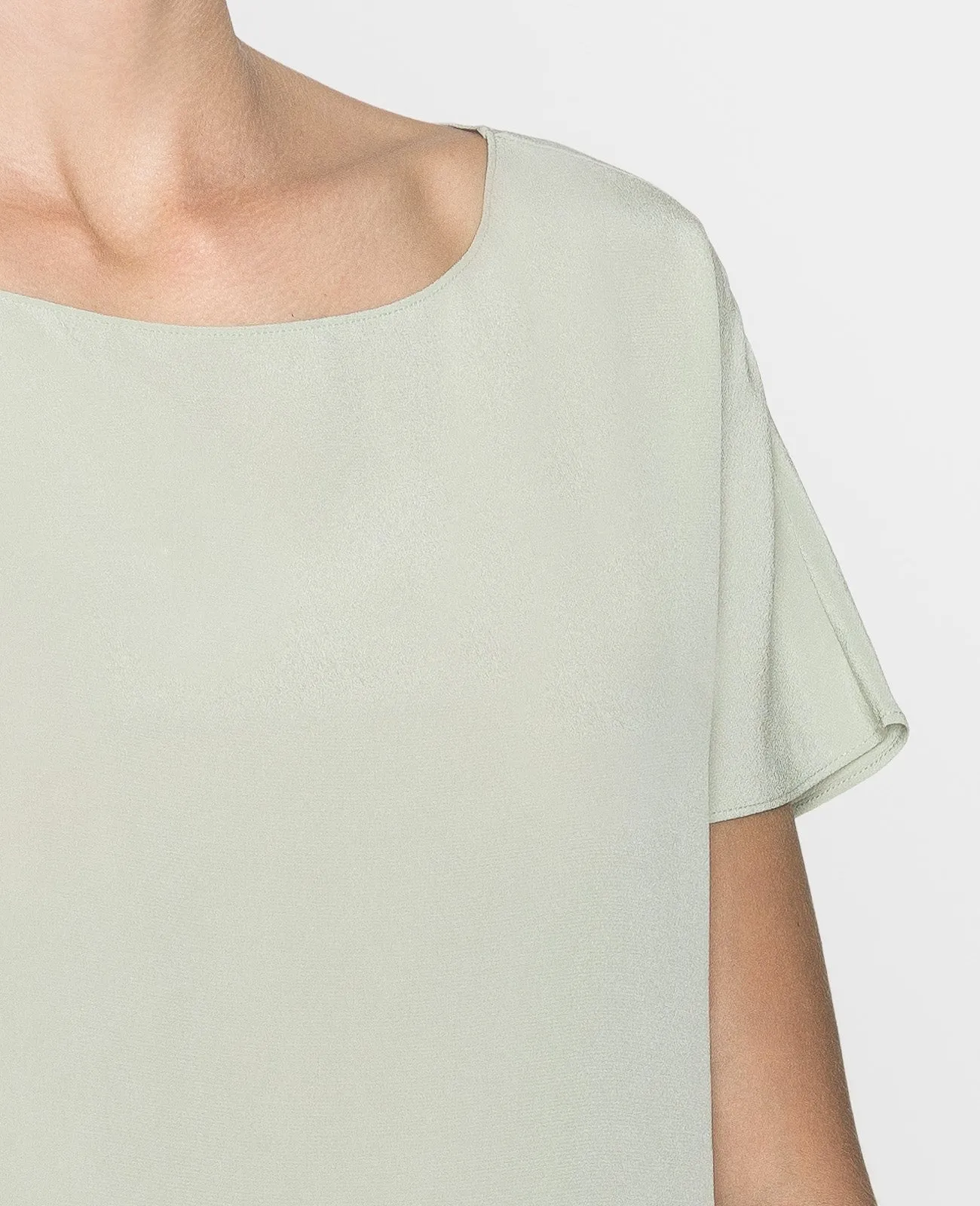 Silk Asymmetic Tee