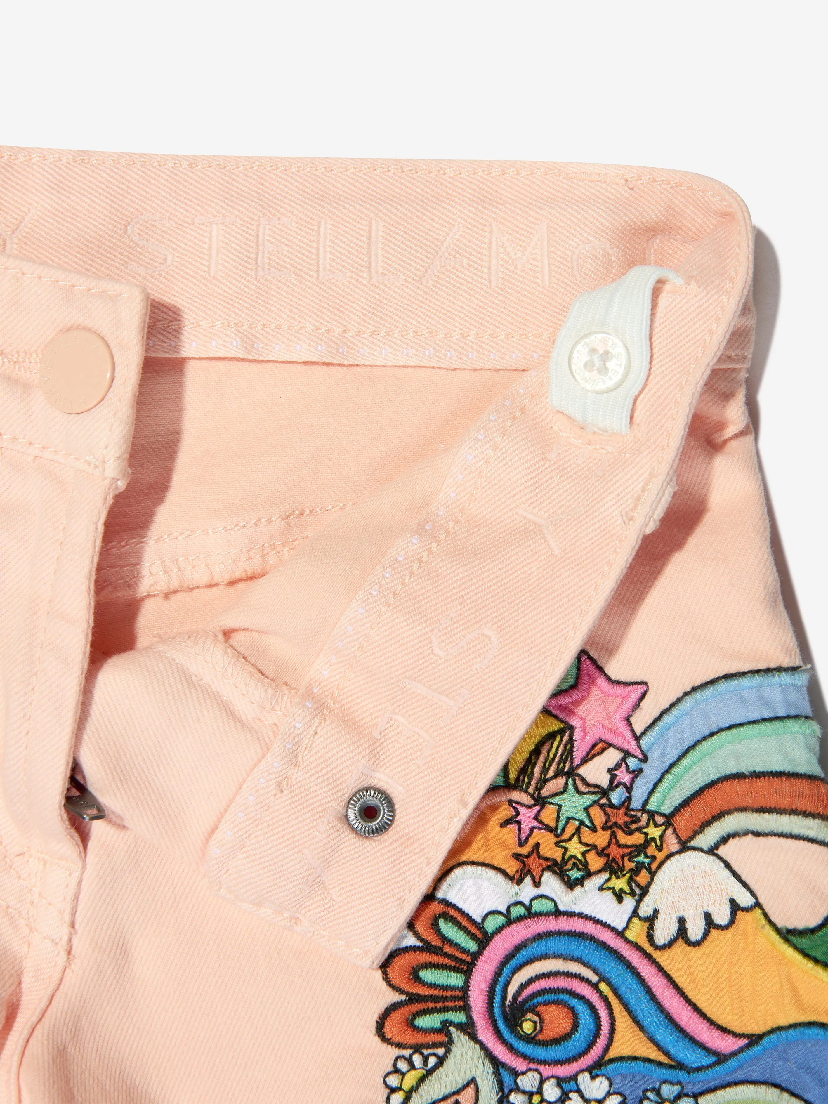 Stella McCartney Girls Graphic Shorts in Pink