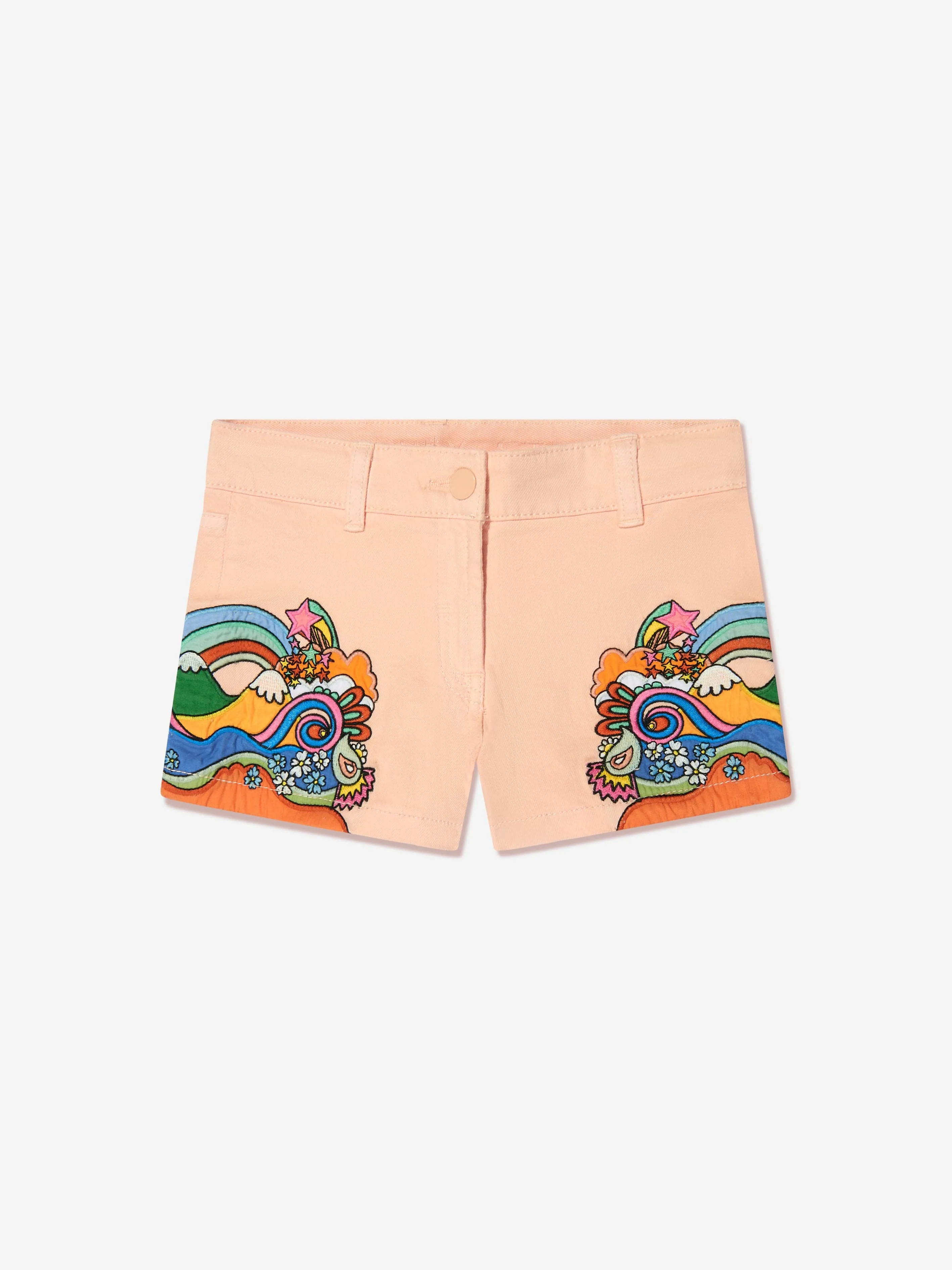 Stella McCartney Girls Graphic Shorts in Pink